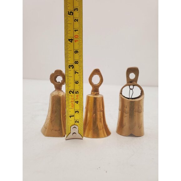 Vintage Brass Hand Bell - Handheld Solid Brass Bell with Charming Tone -… - Picture 5 of 10